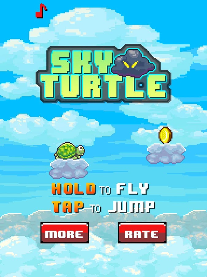 Sky Turtle Impossible Game截图4