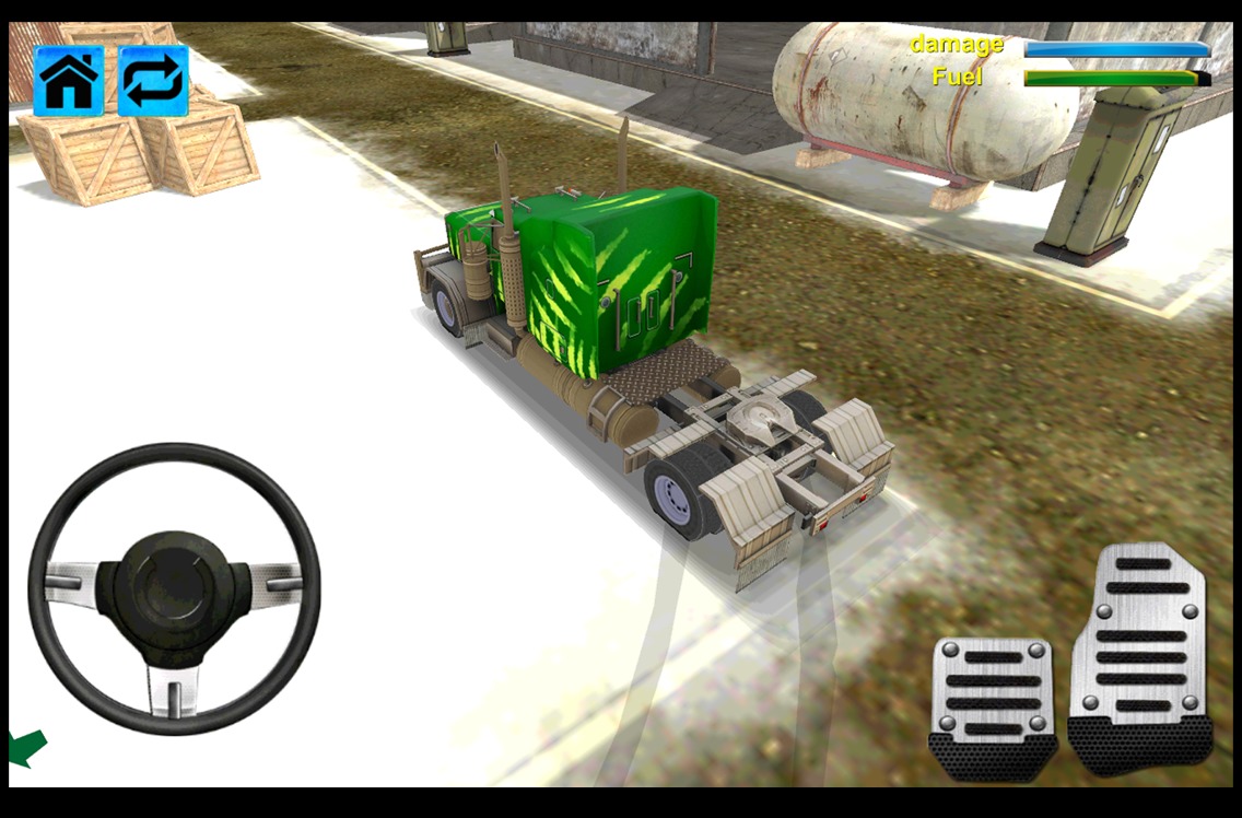 雪卡车司机模拟器截图4