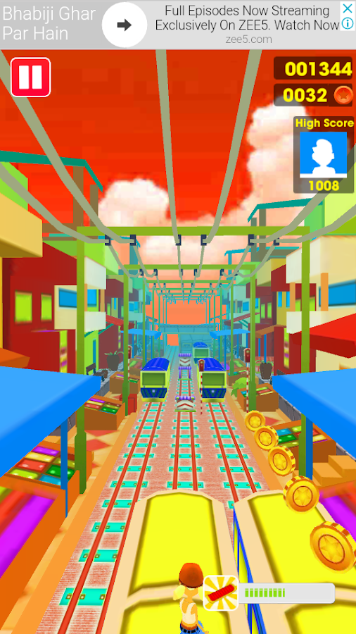 Train Subway Surf Fun Unlimited截图2