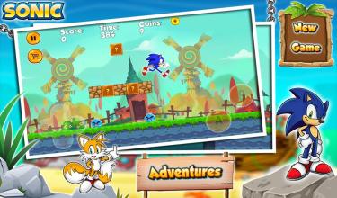 adventure sonics World run games截图5