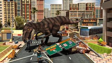 Jurassic Escape Dino City Rampage Simulation 3D截图2