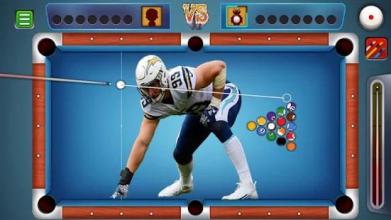 Billiards Los Angeles Chargers Theme截图4