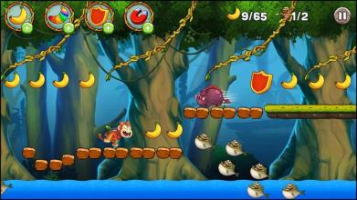 Funky Island Banana - Monkey Jungle Run截图2