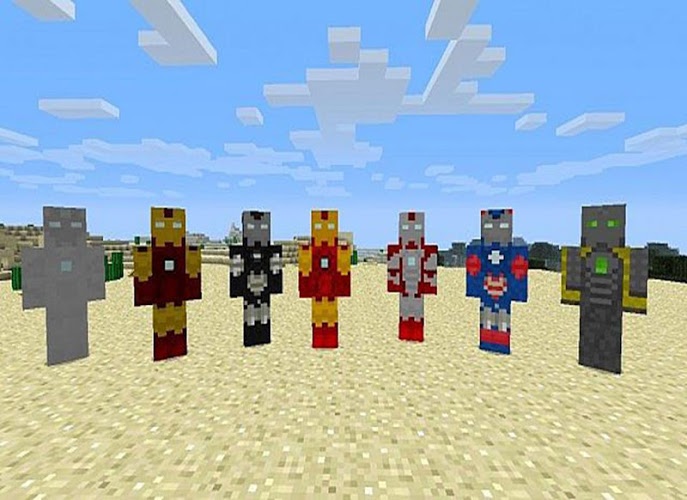 Iron Avenger Man Mod MCPE截图4