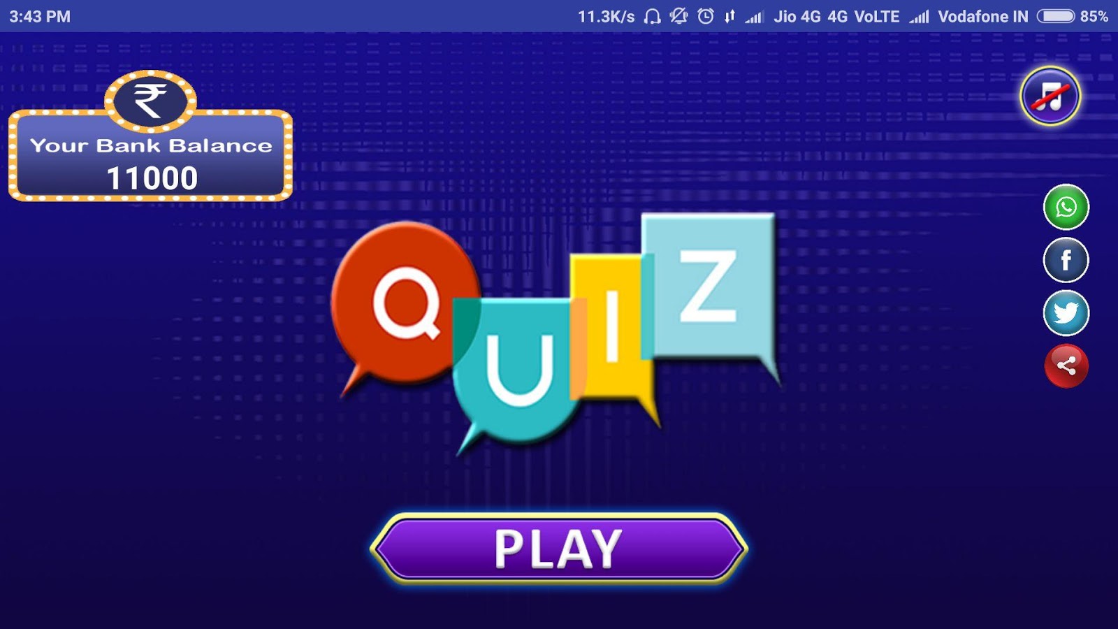 Crorepati game : Quiz App 2018截图1