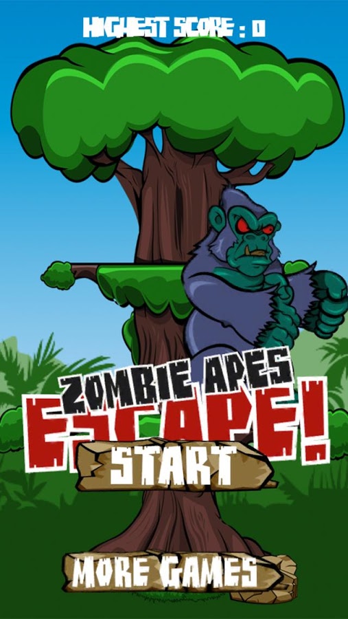 Zombie Apes Escape!截图1