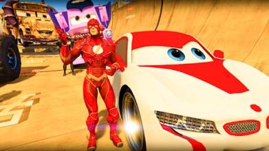 Impossible Super Heroes - Car Stunts Racing Games截图3