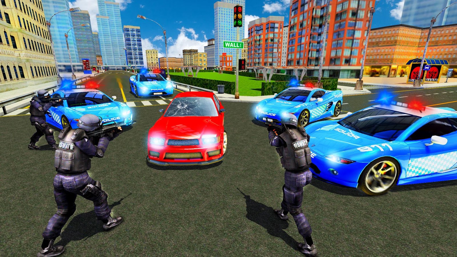 Offroad Police Gangster Chase Simulator HD截图2