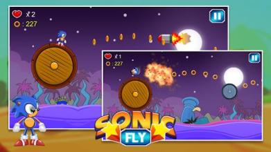 Super Shadow Dash : Fly and Jumping Star.截图1