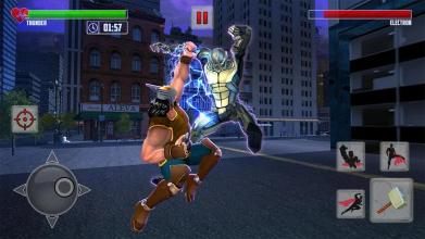 Flying Iron Hammer Superhero Survival截图2