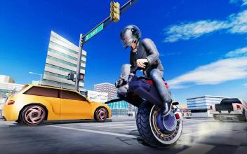 Gyroscope Bike Rider: One Wheel Motorcycle Sim截图5