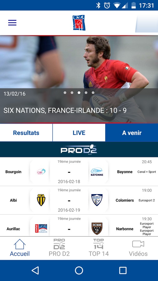 LNR Rugby App截图1