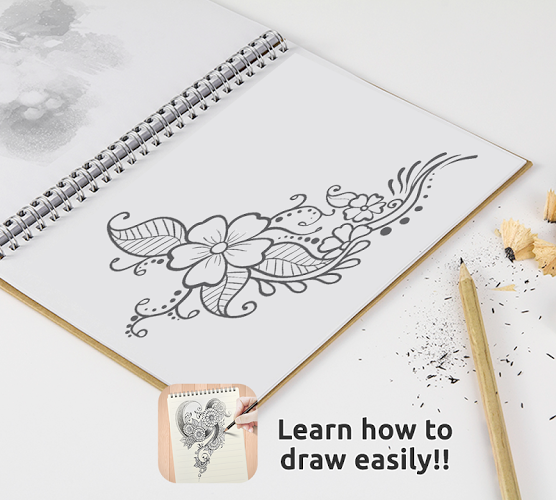 Learn To Draw Henna Tattoo截图1