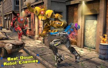 Robot Street Fighting War: Kung Fu Steel Champions截图4