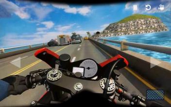 Moto Bike Simulator: Highway Traffic Rush Rider 3D截图4