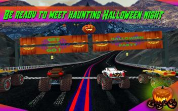 Monster Truck Racing Halloween Town截图2