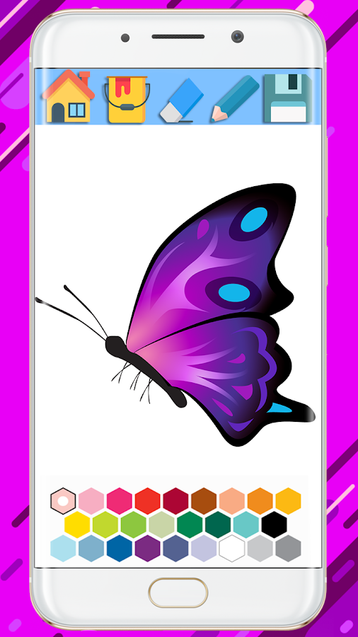 Butterfly Coloring Book - Coloring Butterfly 2018截图1