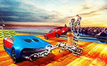 Impossible Chained Car Stunt Driving截图2