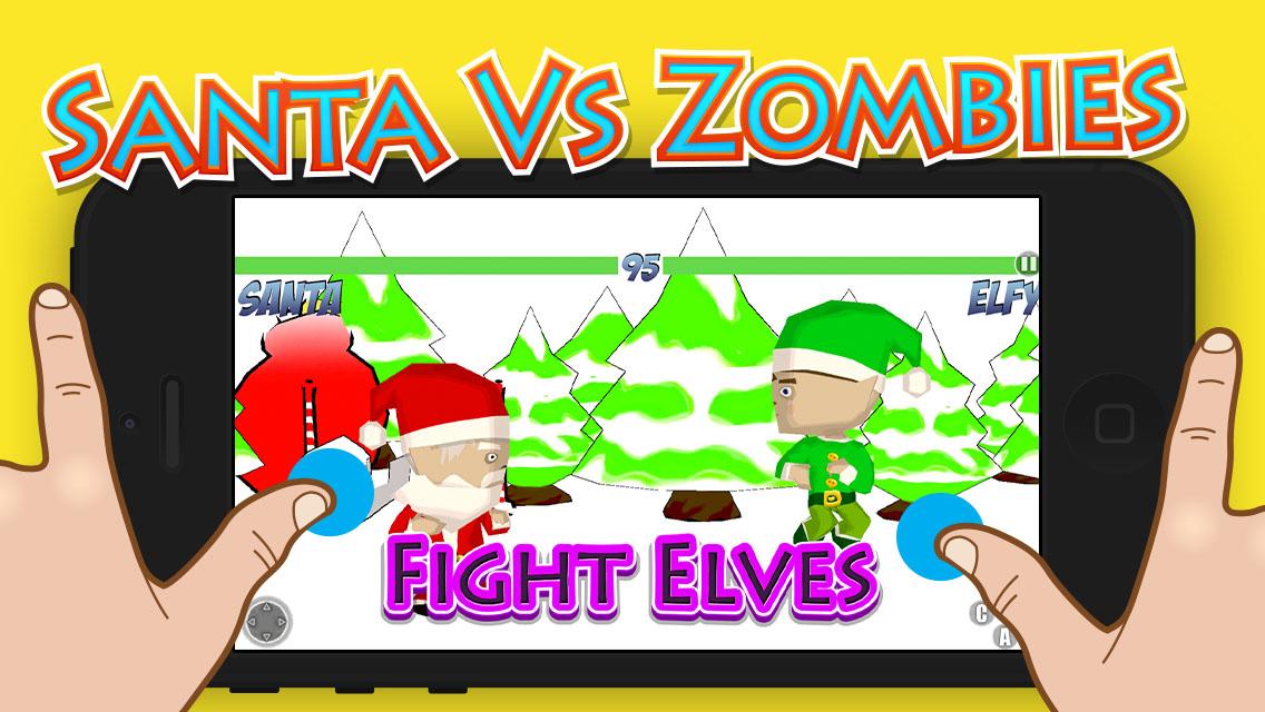 Santa Vs Zombies Fighting 3D截图4