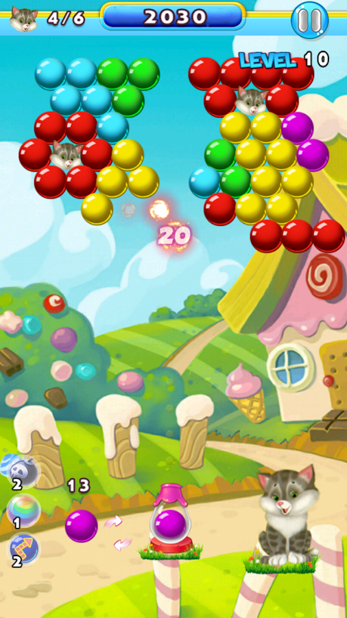 Bubble Shooter Grumpy Cat截图5