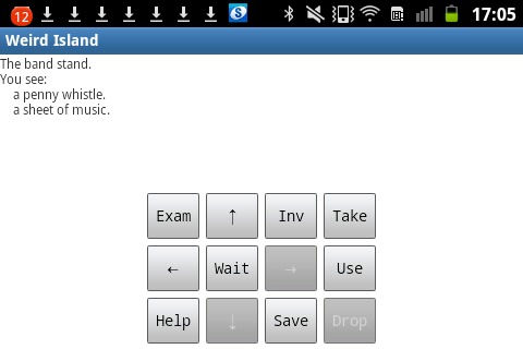 Weird Island text adventure截图3