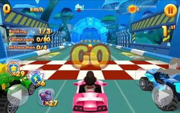 Princess Moa Kart : Racing Transformer Car 3D截图4