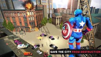 Super Flying Robot Hero: Captain City Rescue 3D截图5