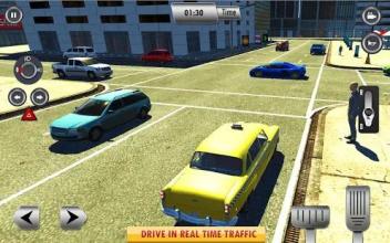 City Taxi Driver Pick Up the Passenger in Highway截图2