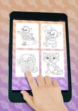 Cat Coloring Pages Game截图1