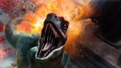 Angry Dinosaur Simulator Games: City Attack 3D截图1