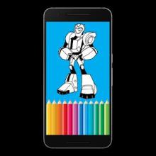 Free Robots Coloring Book截图2