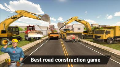 City Road Construction Simulator 3D - Building Sim截图2