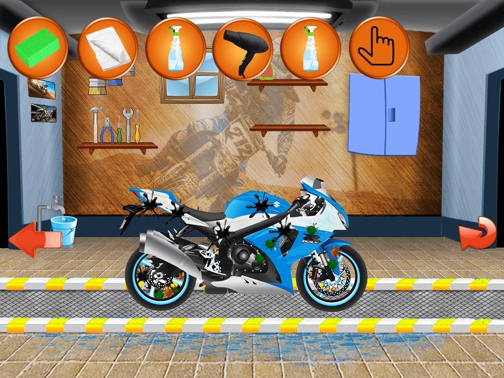 Bike Games - Washing截图5