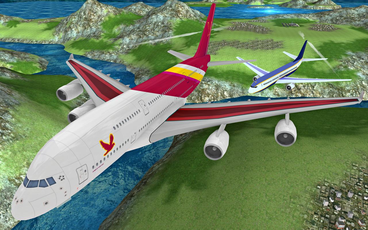 Fly Plane Flight 3D Airplane Simulator截图3