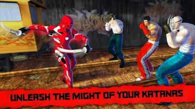 Superhero Iron Ninja Battle: City Rescue Fight Sim截图4