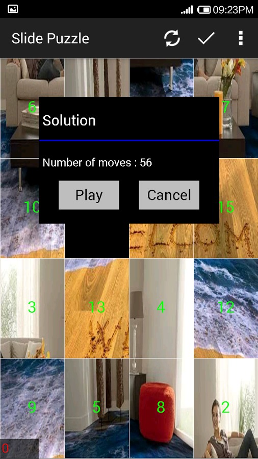 Slide Puzzle with Solver截图3