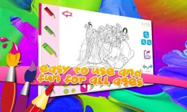 Princess Disnеу Coloring Book截图4