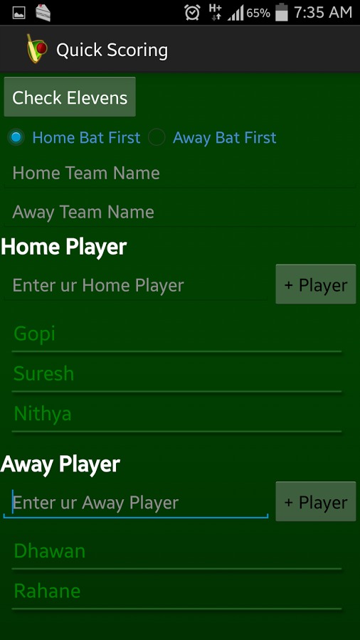 Quick Cricket Scorer截图3