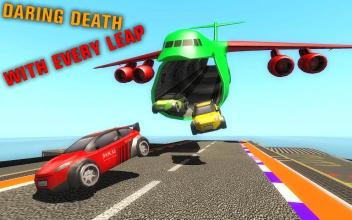 Car Stunts Battle Into Cargo Plane : Kids Games截图3