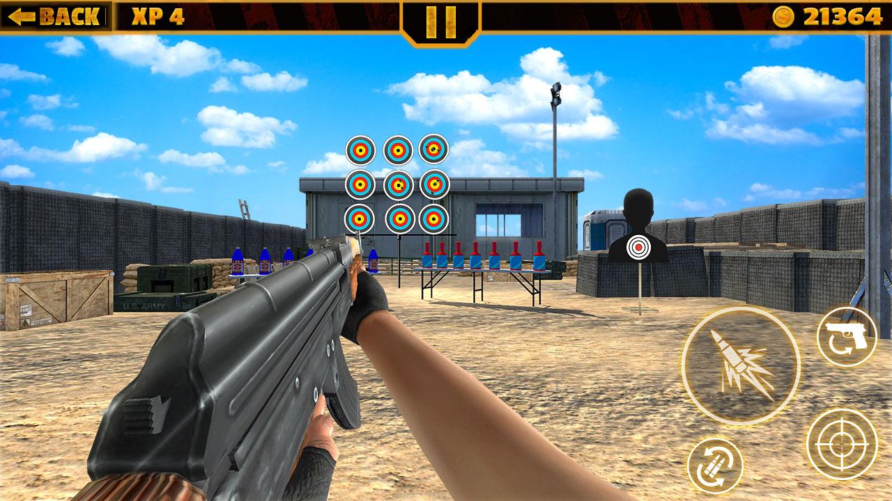 Real Range Shooting : Army Training Free Game截图4