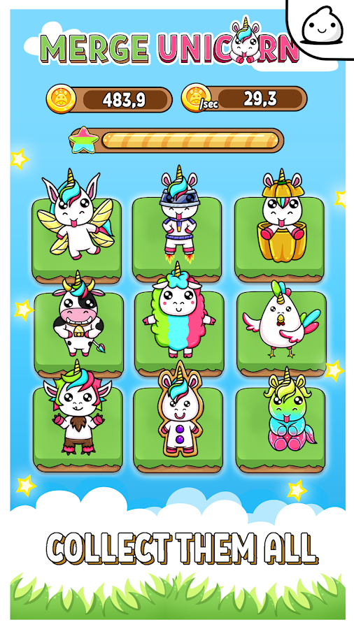 Merge Unicorn - Cute Idle & Clicker Game截图4