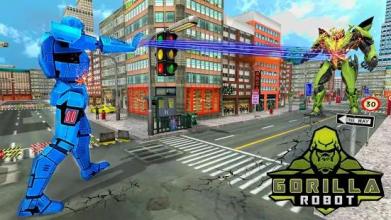 US Army Robot Gorilla Rampage – Gorilla Attack 3D截图1