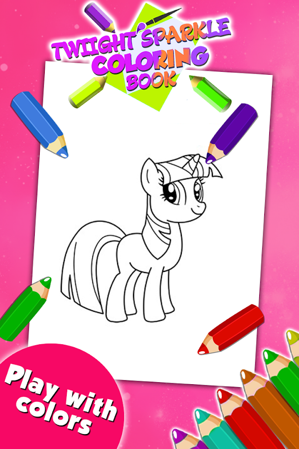 Twilight Sparkle Coloring Game截图4