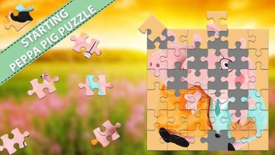 Pink Pig Jigsaw Puzzle Games截图4