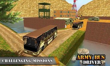 Army Bus Driving 2018 - Military Transporter截图1