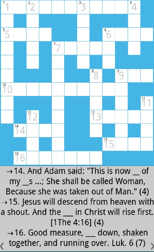 Bible Crossword截图1