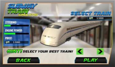 Bullet Train Subway Station 3D截图2