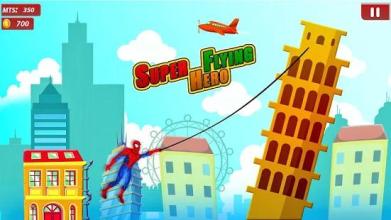 Rope Flying Adventure Game - Superheroes Fly Fun截图4