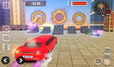 Skydiving Limousine Car Stunt Racing Car Driving截图3