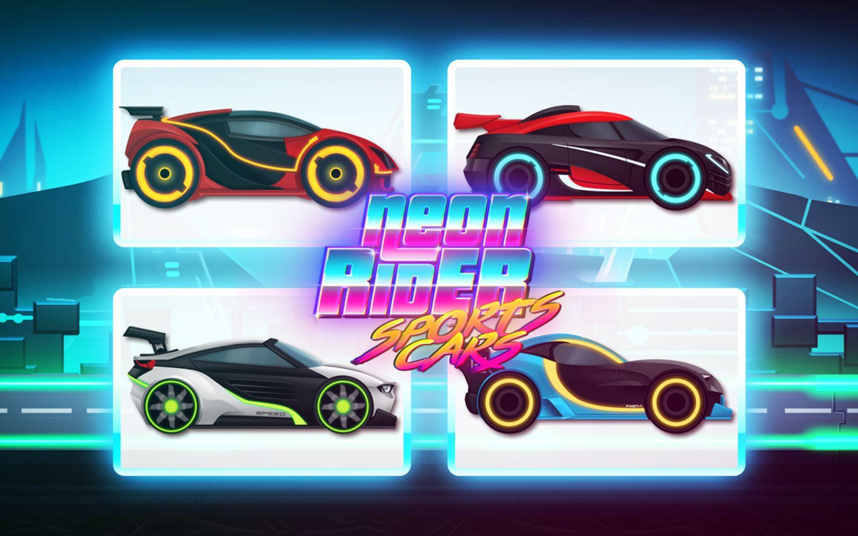 Car Games: Neon Rider Drives Sport Cars截图1